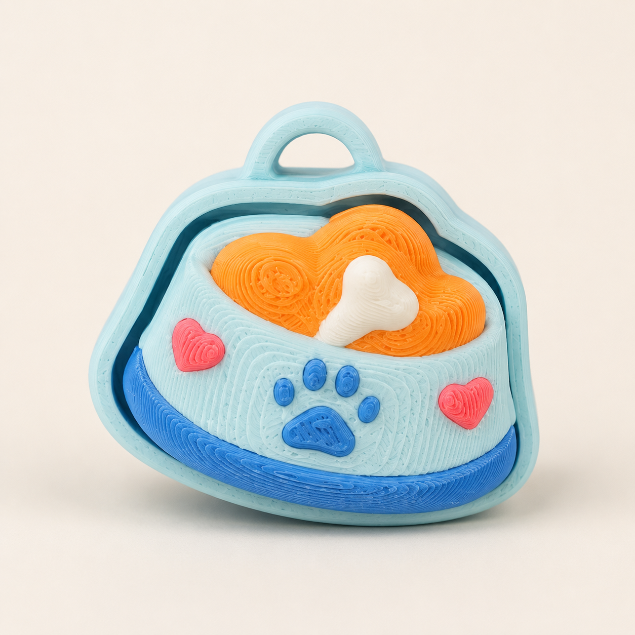 Puppy Food Bowl Pocket Clicker