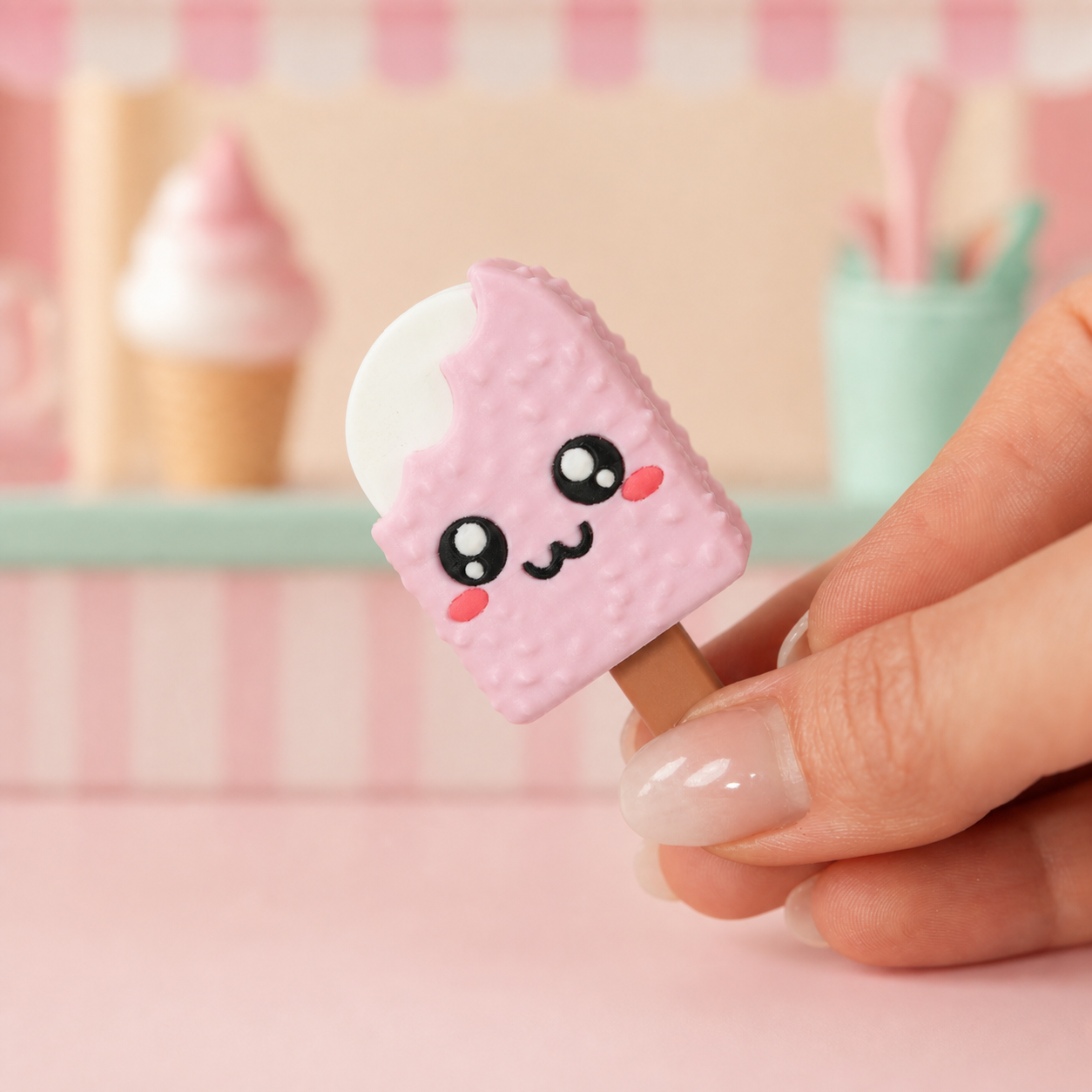 Strawberry Popsicle Pocket Clicker