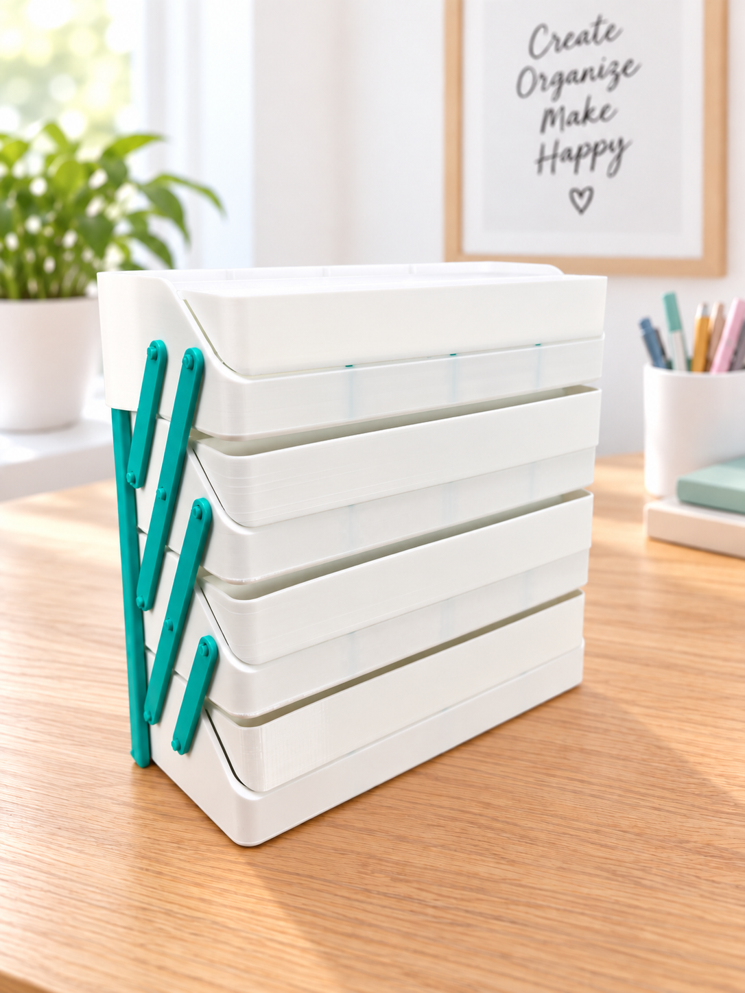 Portable Craft & Parts Organiser with included lid